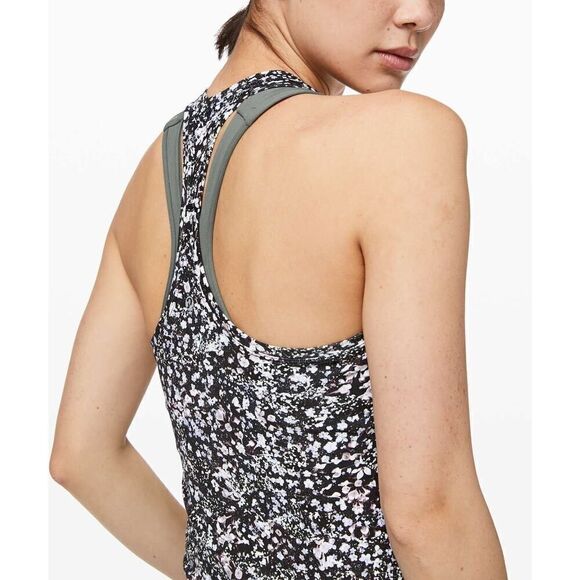 Lululemon Cool Racerback II Tank Top in Floral Spritz Multi - Picture 10 of 11